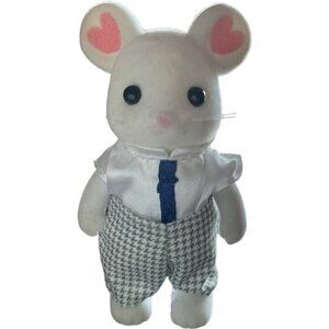 Sylvanian Family Doll Marshmallow Mouse Dad Calico Critter Li’l Woodzeez